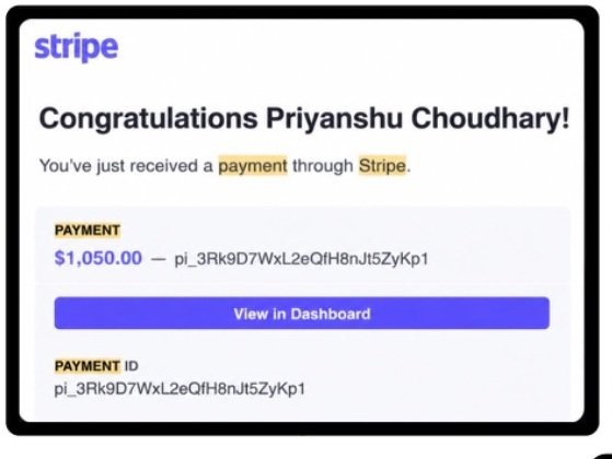 International payment proof 2